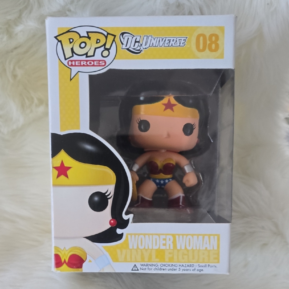 Funko Pop Heroes Wonder Woman Figure - Red, Yellow, Blue